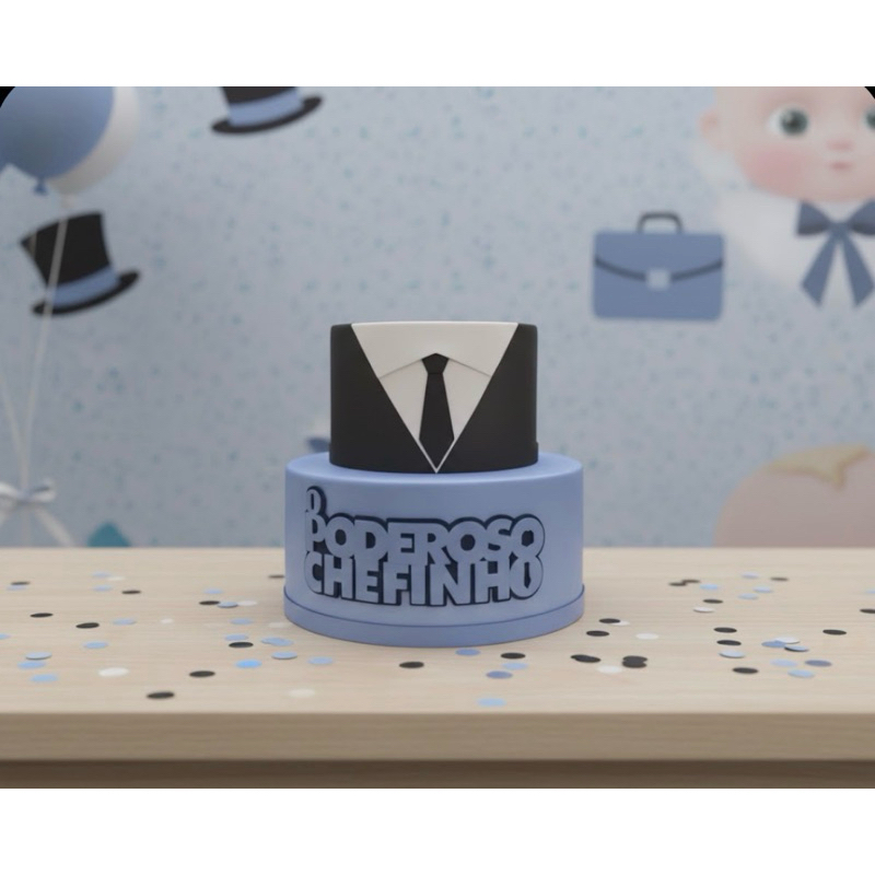 bolo fake poderoso chefinho em Oferta na Shopee