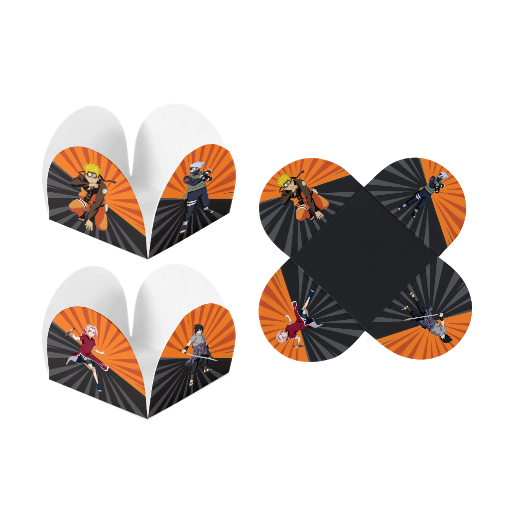 Forminhas 4 Pétalas Naruto Festas Aniversários em Oferta na Shopee