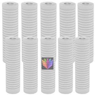 Kit 10 Refil Cartucho PP Ranhurado 9 3/4 Filtro Caixa D’Água Cavalete Alta Filtragem 0,5–50 Microns em Oferta na Shopee