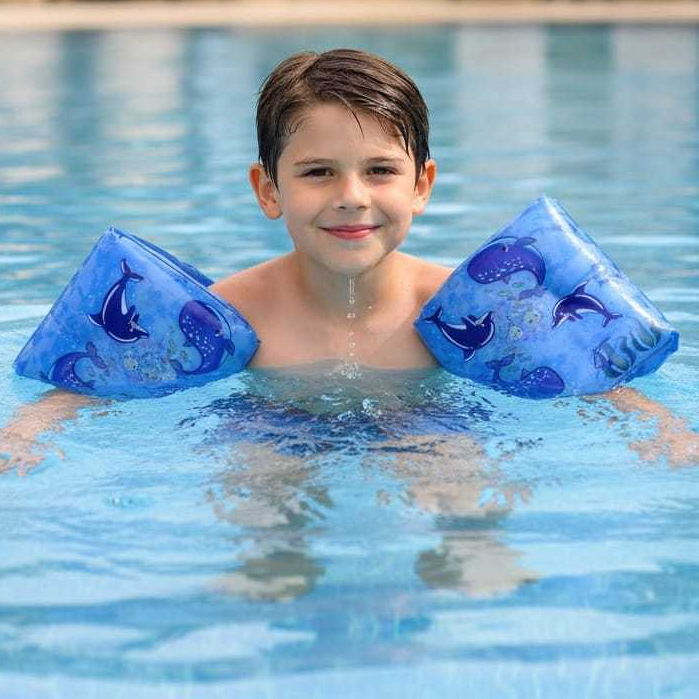 Boia Infantil De Braço Inflável Para Crianças Piscina Praia Boia Braçal Até 30 Kilos
