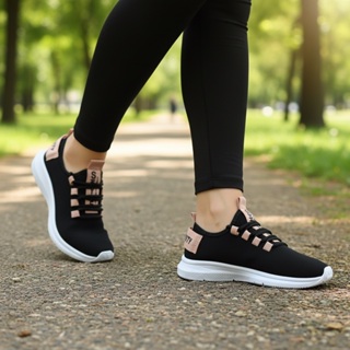 Tênis Feminino e Masculino Calce Fácil Confortável Leve Esportivo Para Academia Corrida Caminhada em Oferta na Shopee