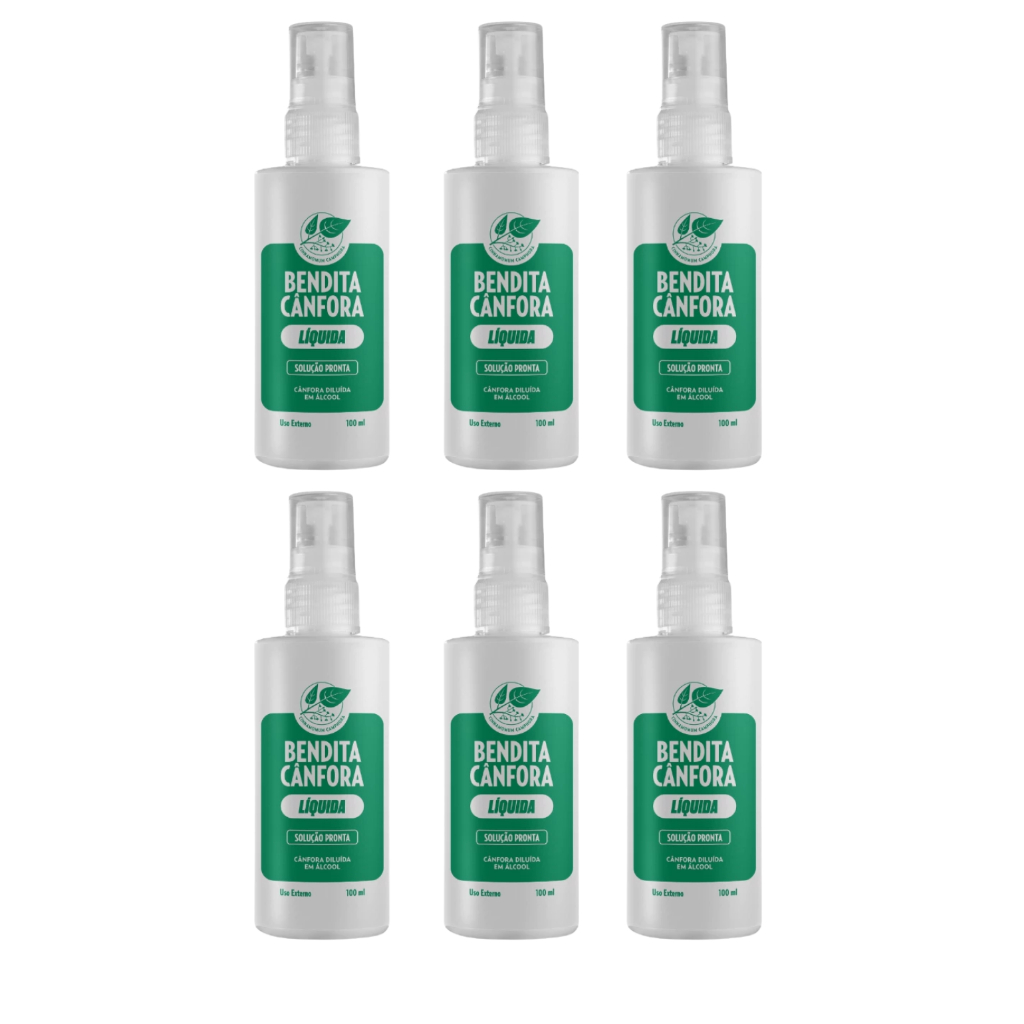 Cânfora Líquida Spray Bendita Cânfora Diluída em Alcool Cansaço 100ml - ENVIO RÁPIDO 24 HORAS em Oferta na Shopee