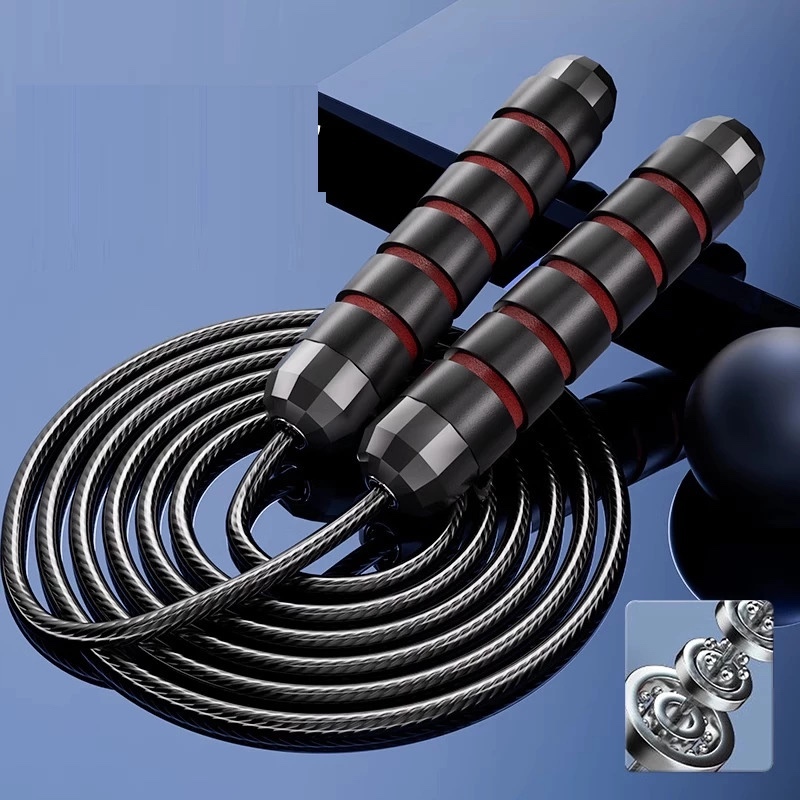 Corda de Pular Profissional Speed Rope Ajustável 3m - Treino Crossfit Boxe e Academia (Kit 1, 2 ou 3 Un) em Oferta na Shopee