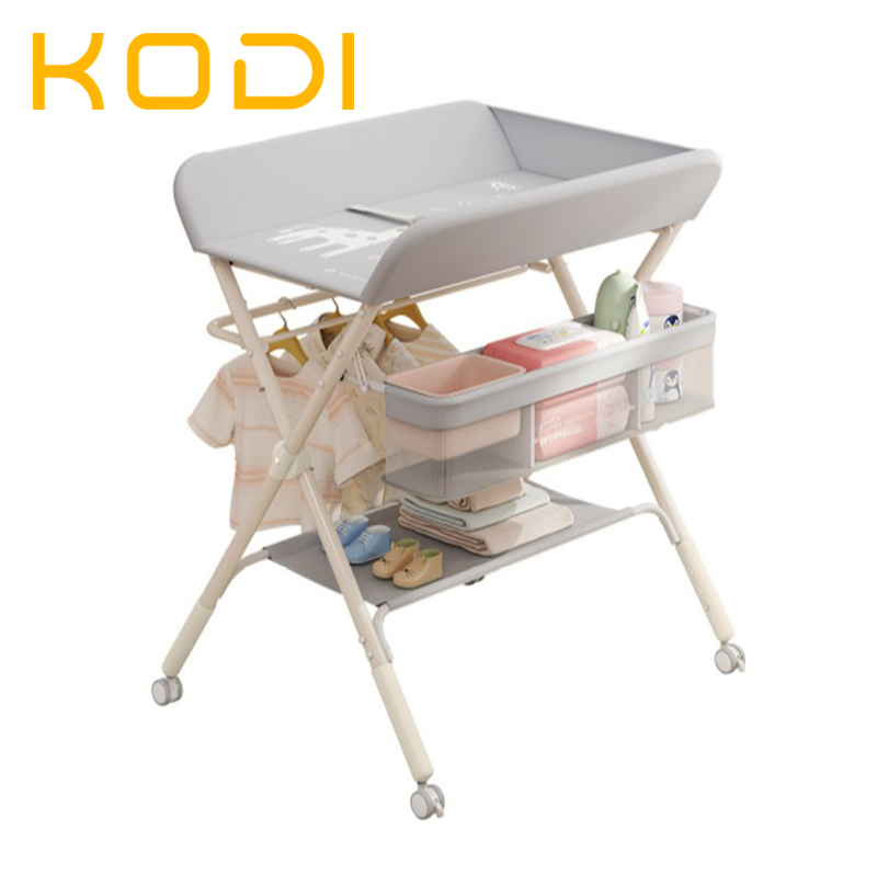 Estação de Cuidados Bebê: Trocador, Massagem e Ajuste para Berço - Prático e Dobrável -P17 em Oferta na Shopee