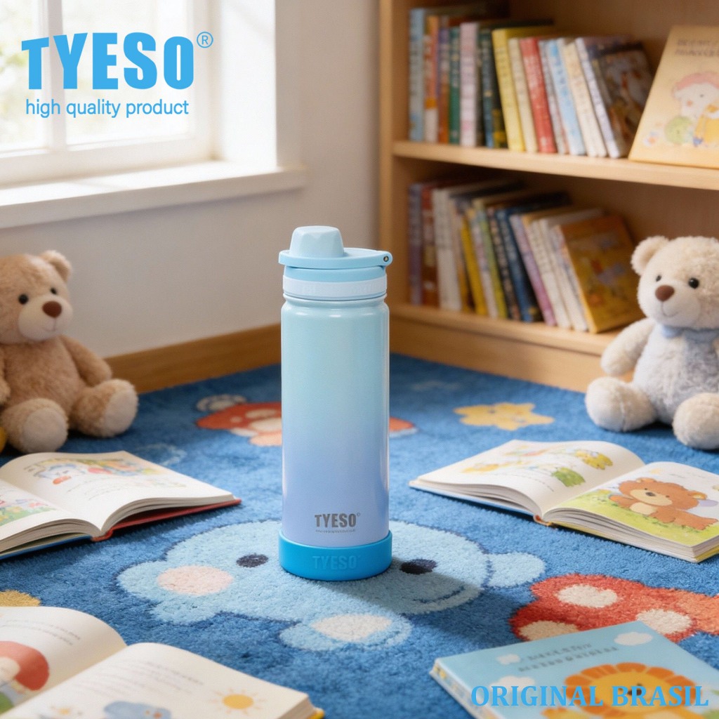 [DE VOLTA AS AULAS] Copo Térmico para Estudantes TYESO Isolamento a Vácuo em Aço Inox Disponível em várias cores em Oferta na Shopee