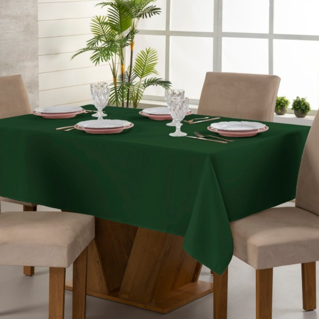 Toalha De Mesa Oxford Retangular 2,50 x1,40 m 8 lugares varias cores Lisa em Oferta na Shopee