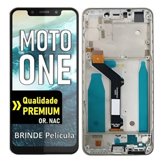 Frontal Tela Display Touch Lcd Universal para  MOTO ONE Com Aro Reposição Peça Completa em Oferta na Shopee