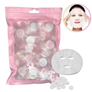 Kit 50 Máscara Desidratada Comprimido Compactada em Oferta na Shopee