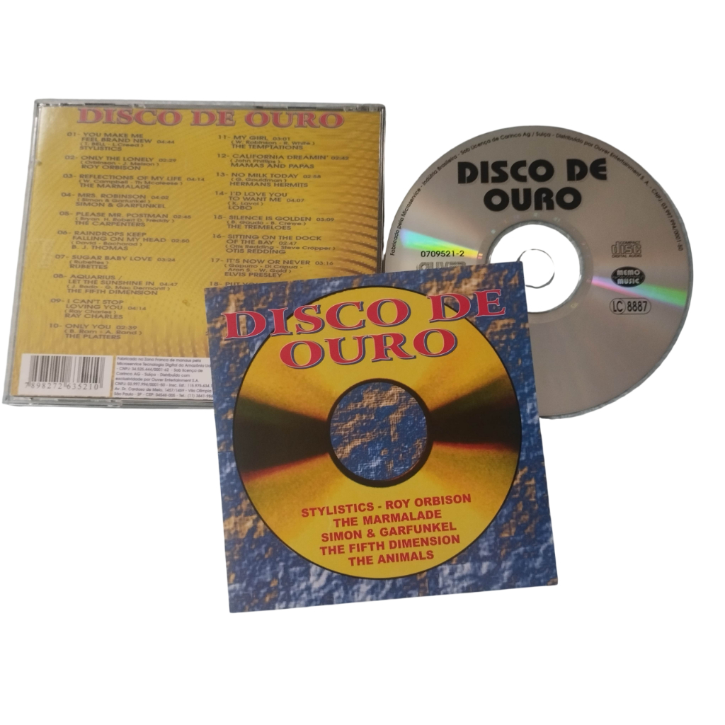 Cd - Disco de Ouro - Elvis, Lobo, Paul Anka e outros