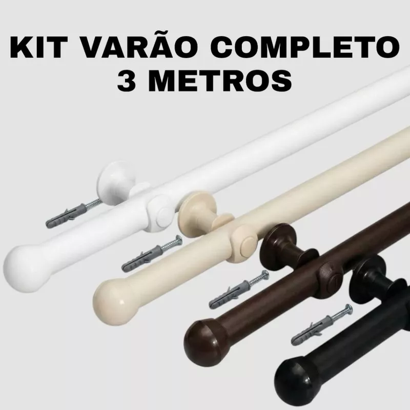 "Transforme Seu Espaço: Kit Varão em Promoção! 🛋️"