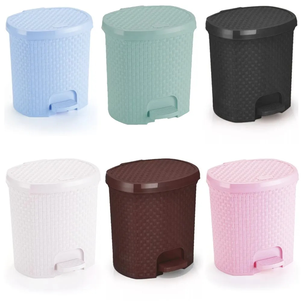 Lixeira Rattan com Pedal 6 Litros Nitron