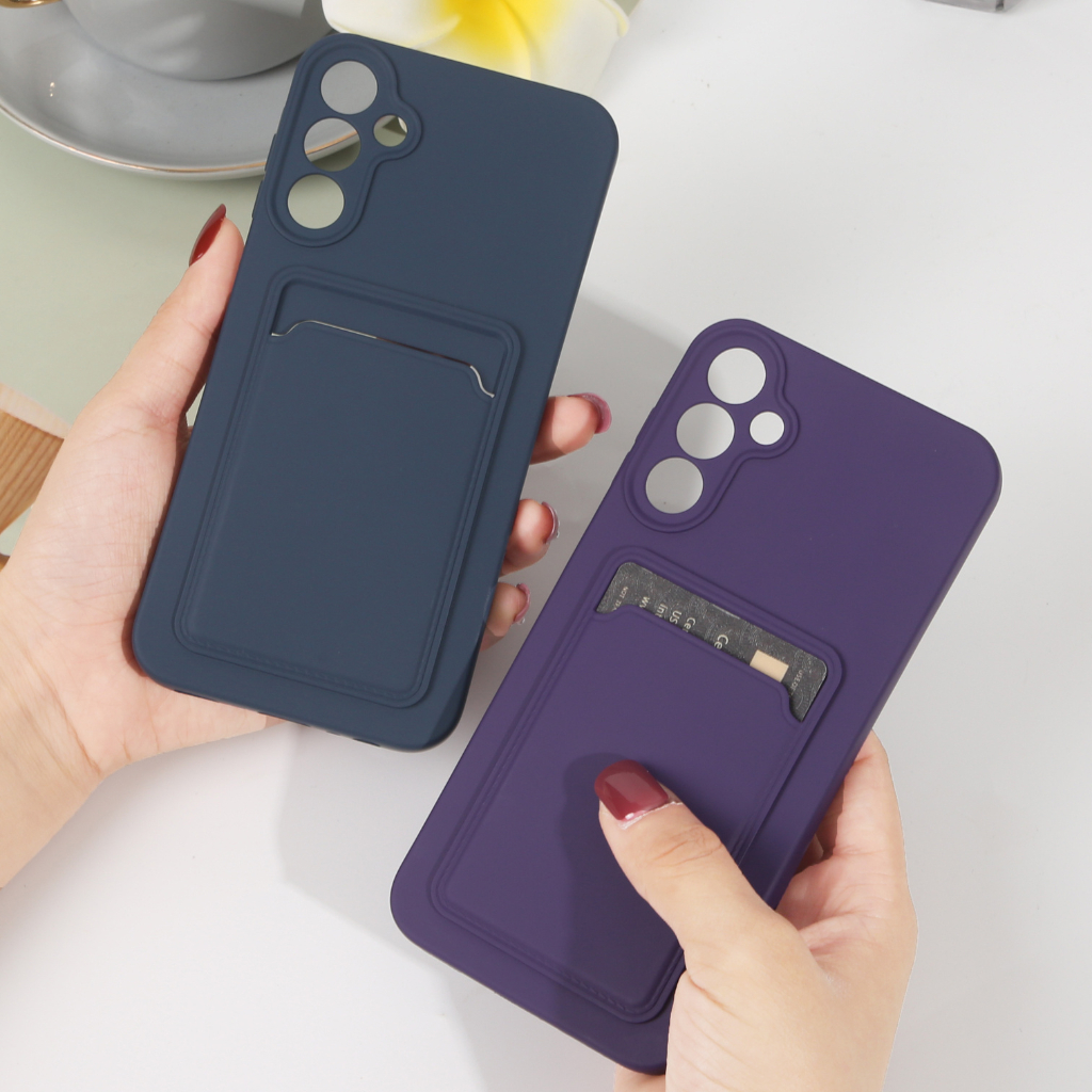 Capa Capinha de Celular para Galaxy S25FE A07 A17 M16 M36 Minimalista com Porta Cartão
