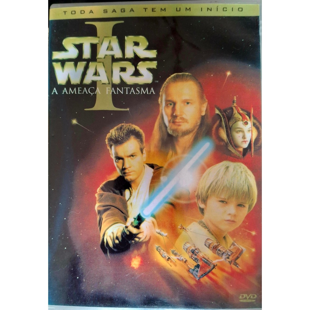 DVD FILME STAR WARS  = A AMEAÇA FANTASMA