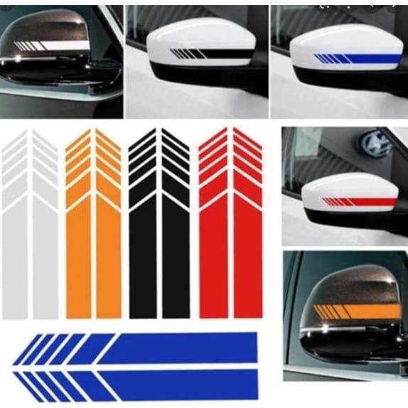 Par Adesivos Faixa Retrovisor Externo Tuning Universal Direito E Esquerdo Carro AD1078 DFB4GD7D51V6 em Oferta na Shopee
