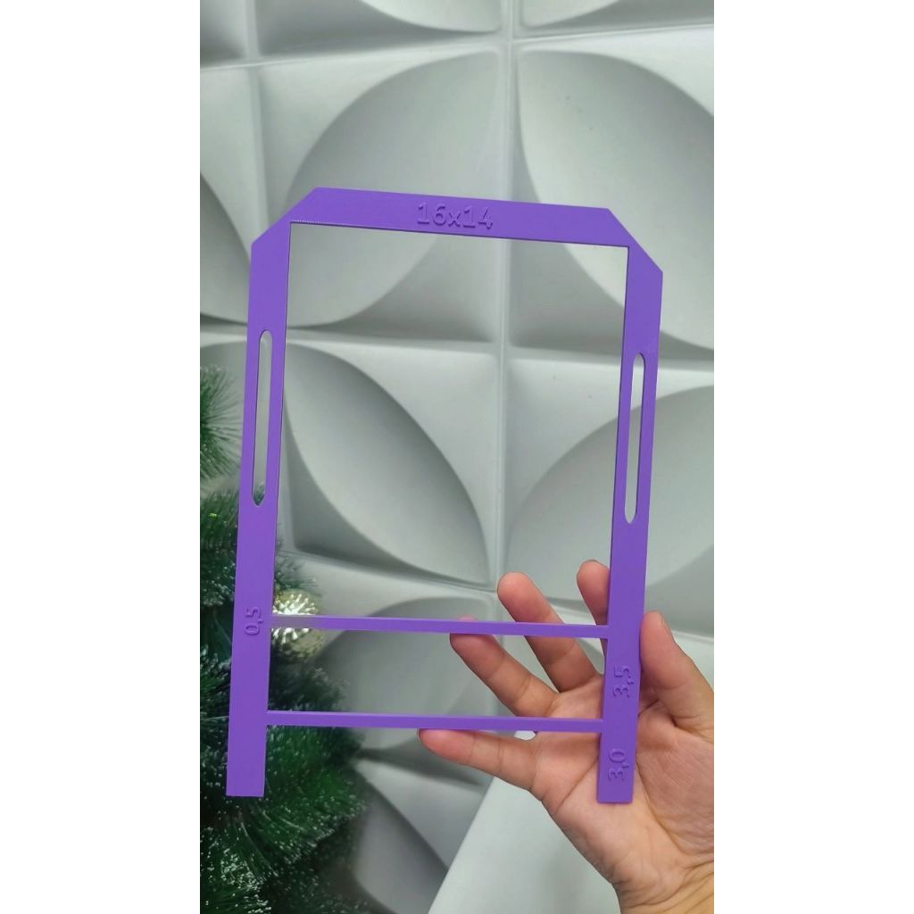 Gabarito A6 Impressão 3D: Calendário de Mesa Perfeito, Prático e Antiaderente