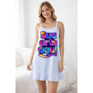🛍️ Camisola Feminina Personalizada – Sua Arte Aqui | Confortável e Estilosa em Oferta na Shopee