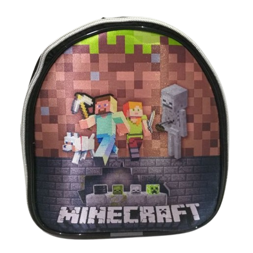 Lancheira Térmica Infantil Personalizada com Nome Minecraft