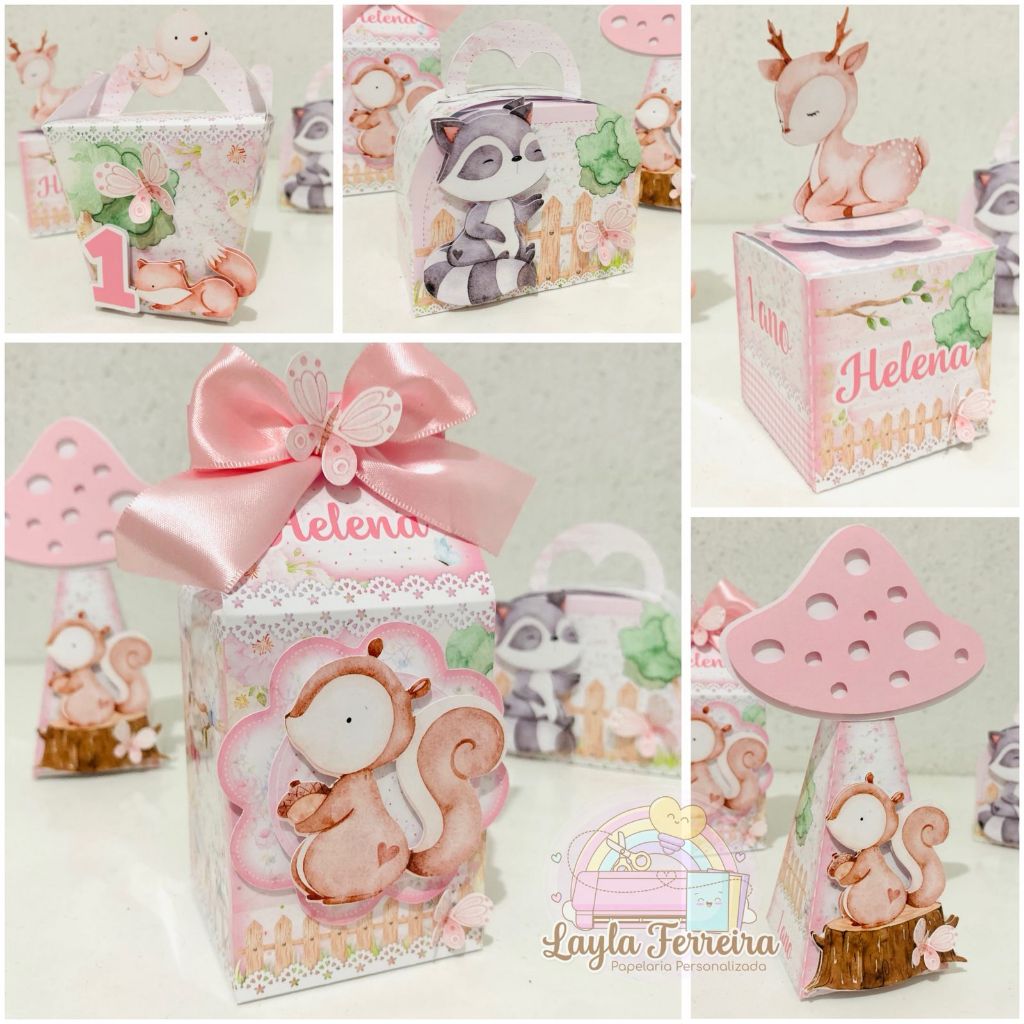 Kit Festa Bosque Encantado| Personalizados | Lembrancinhas | Aniversário