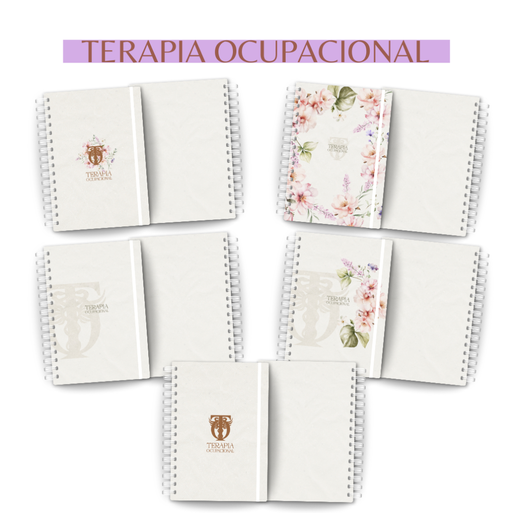 Caderno Personalizado Profissão Terapia Ocupacional A5 | Nome na Capa, 100/200 Páginas, Presente Criativo e Exclusivo