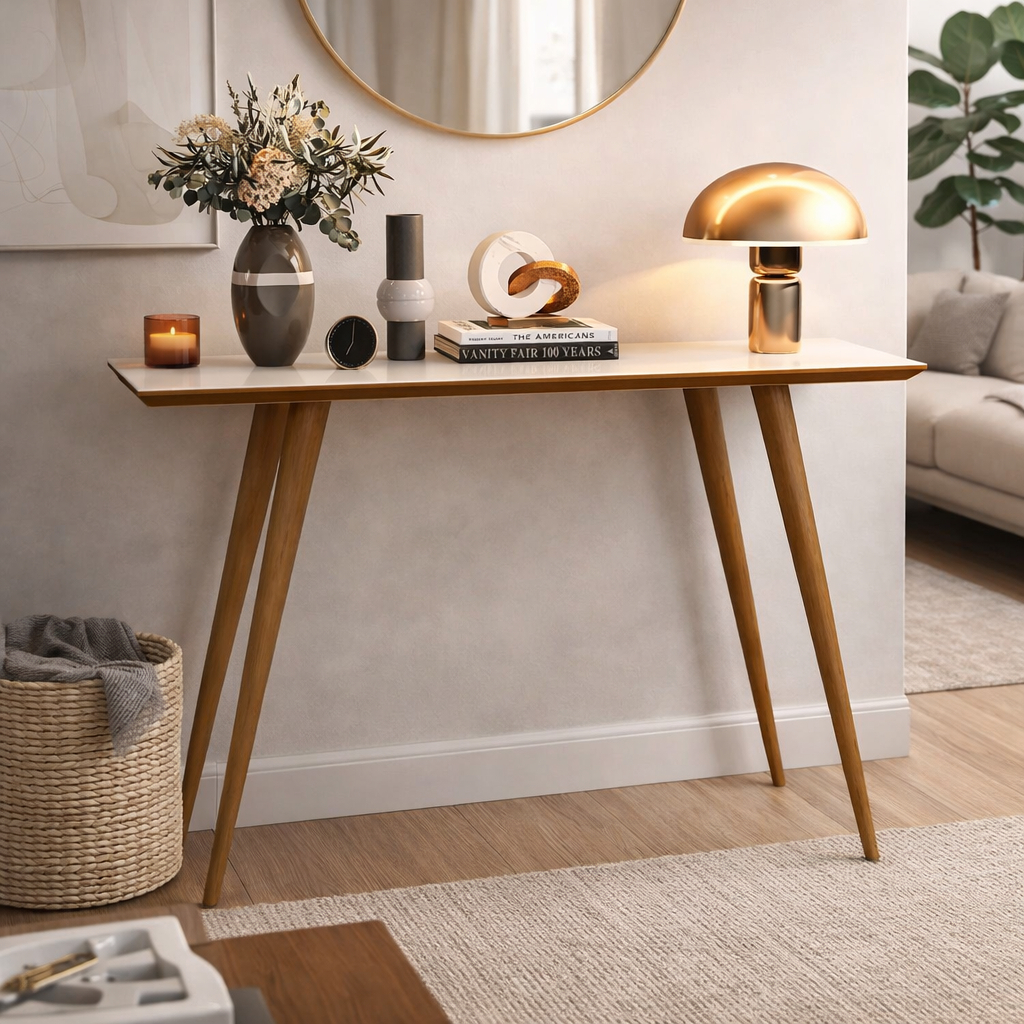Mesa Aparador Pé Palito Madeira Retro Estilo Vintage e Moderno Envio Imediato em Oferta na Shopee