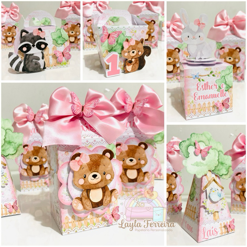 Kit Festa Bosque Encantado| Personalizados | Lembrancinhas | Aniversário