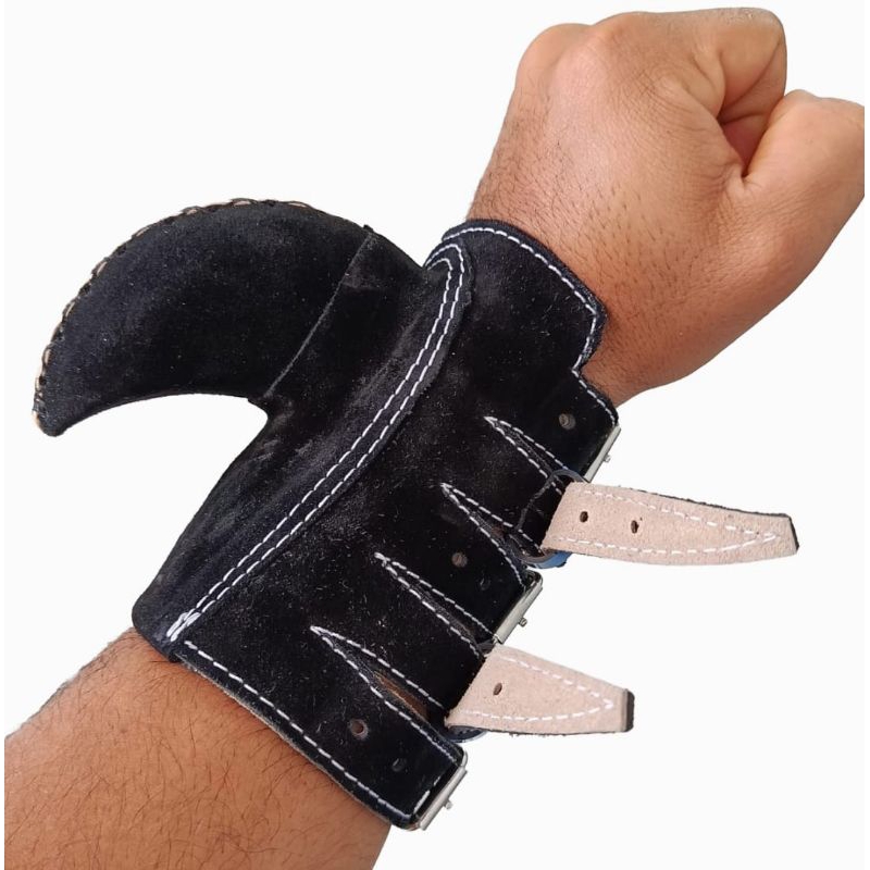 Luva vaquejada 5 atacas + munhequeira profissional padrão ABVAQ  ABQM (ESCOLHA) em Oferta na Shopee