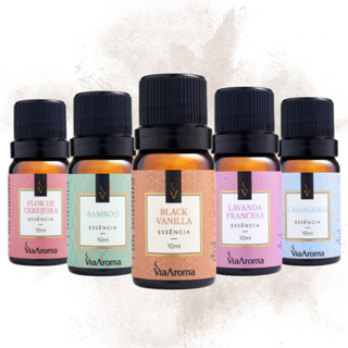 Kit Via Aroma Essência Aromatizador para Difusor Aromatizador Kit de Essências em Oferta na Shopee
