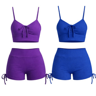 Kit 2 Conjunto Feminino Fitness Short e Top Suplex Academia em Oferta na Shopee