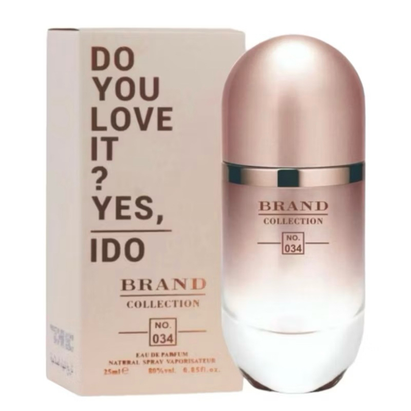 Perfume Miniatura 25ML Brand Collection N.034.