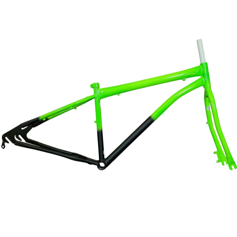Quadro de Bicicleta MTB Aro 29 Tam 17 Aço Carbono V-Brake com Gancheira Macol