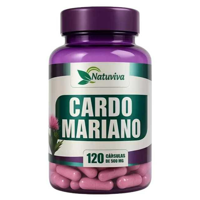 Suplemento De Silimarina / Cardo Mariano Cápsulas Pura 100% Original Natuviva em Oferta na Shopee