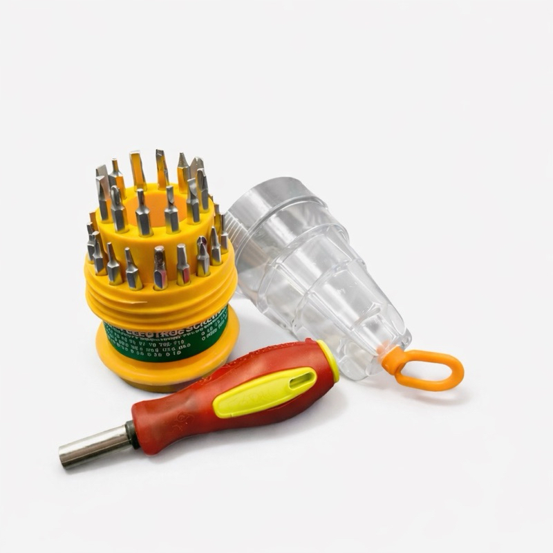 Kit Jogo de Chaves de Precisão 31 em 1 Fenda Phillips Torx Allen com Estojo