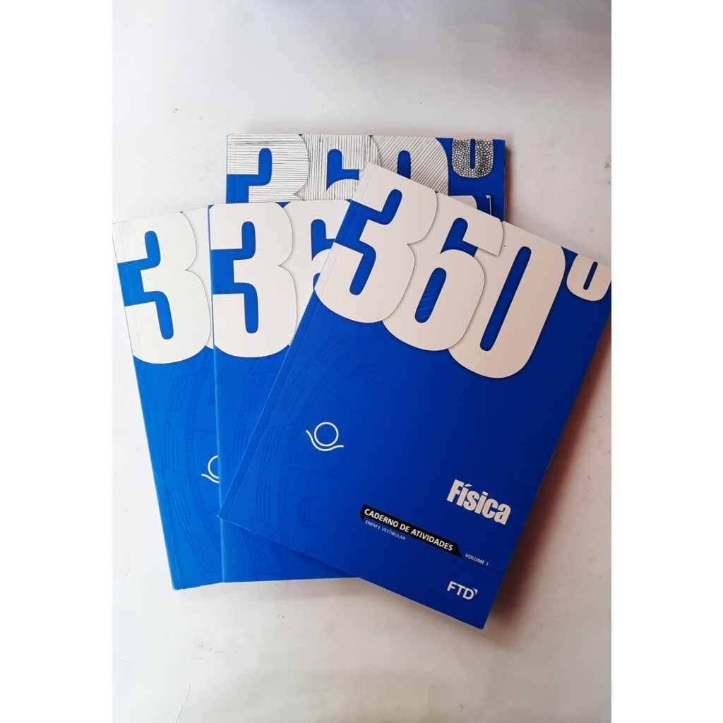 Livro: Física Volume 1 - Coleção 360° - Com Caixa, 4 Livros