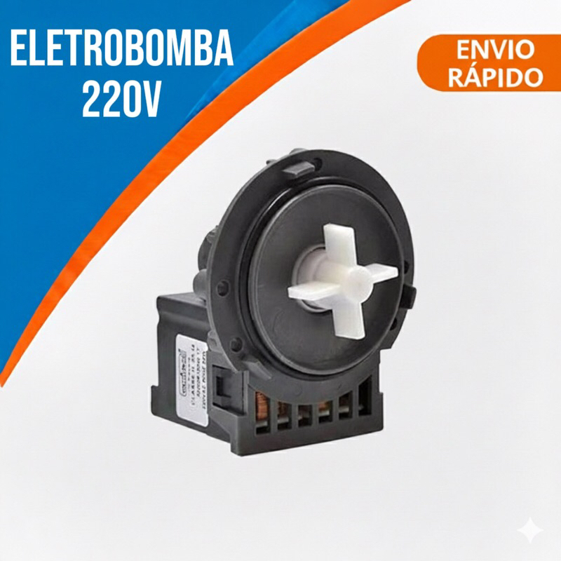 Bomba Eletrobomba Lavadora Universal Electrolux Brastemp 110v 220v