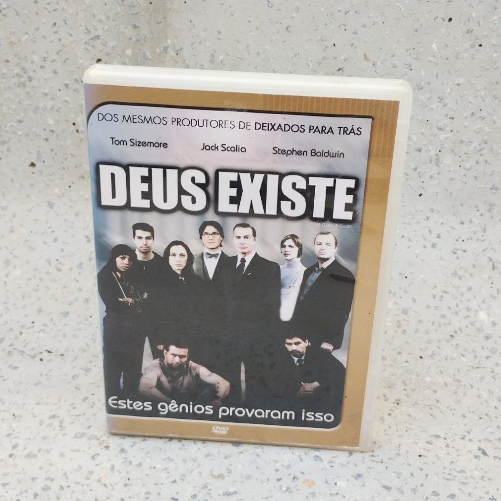 DVD Deus Existe (The Genius Club) – Tom Sizemore (Usado)