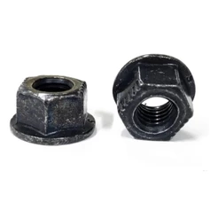 Porca Sextavada Flangeada Torque M8 Zinco Preto