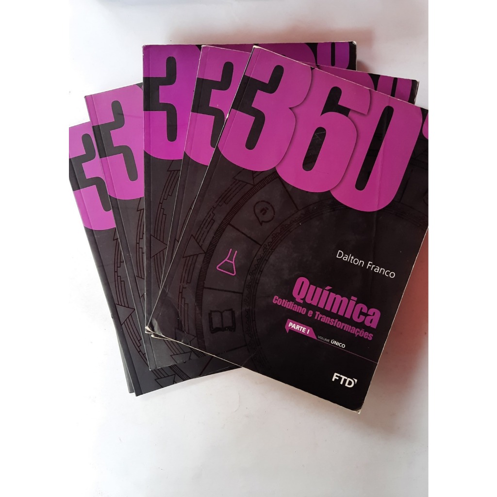 Livro: Química: Cotidiano e Transformações - Coleção 360° - Com Caixa, 6 Livros