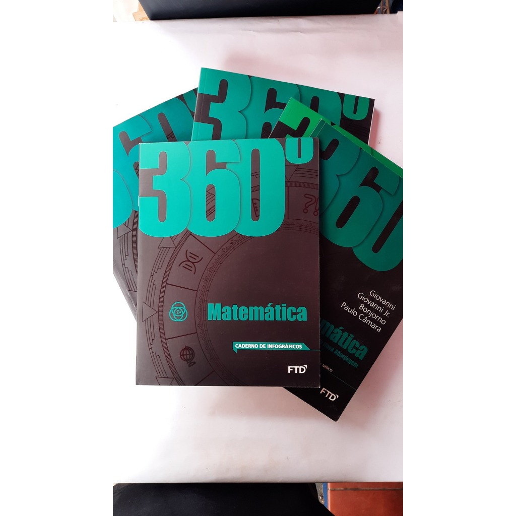 Livro: Matemática Fundamental: Uma Nova Abordagem - Coleção 360° - Com Caixa, 6 Livros