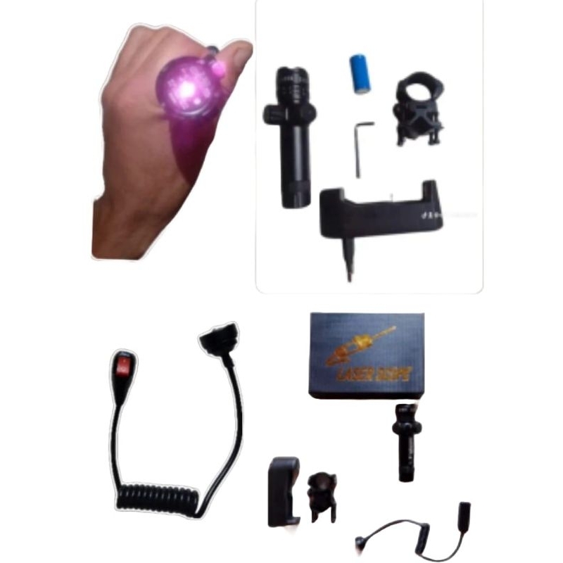 laser infravermelho dual cor com suporte cano universal
