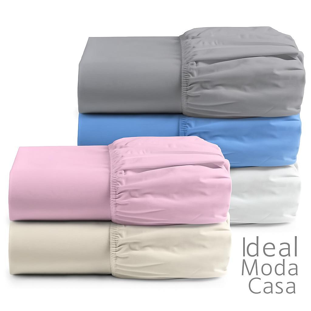 Lencol Casal avulso 180 fios premium Micropercal 100% Algodão em Oferta na Shopee