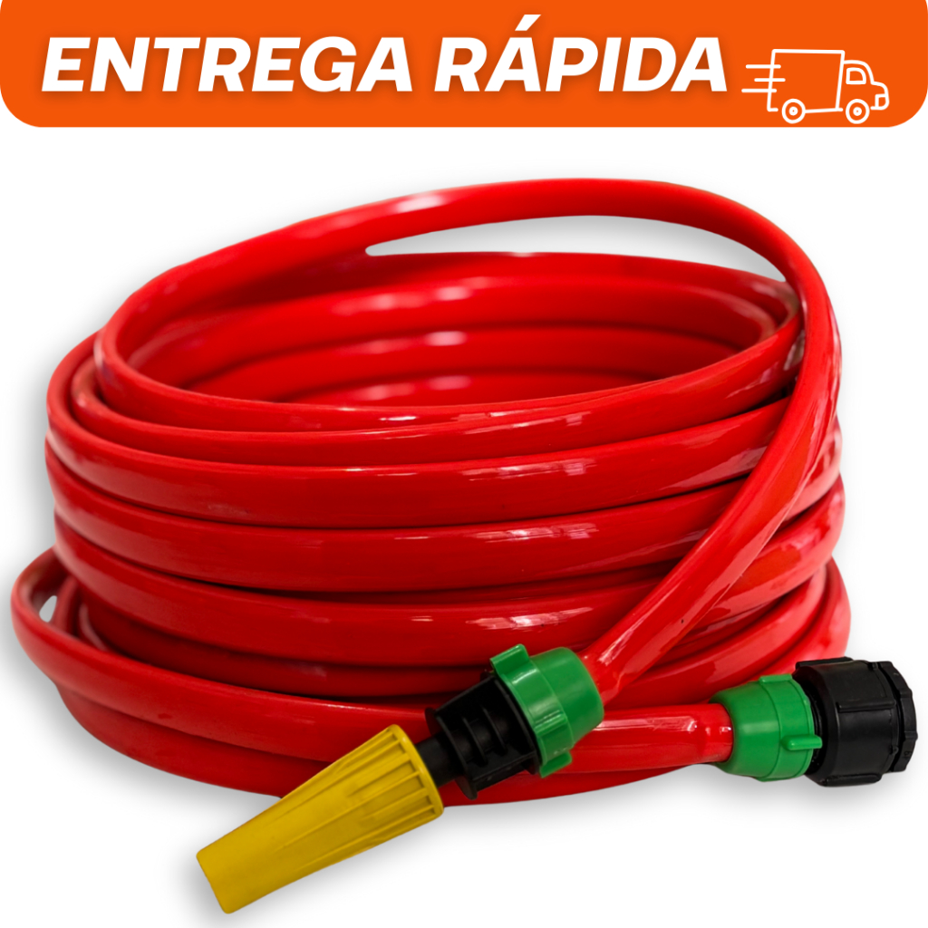 Mangueira Chata Anti Torção 10 a 50 Metros em Oferta na Shopee