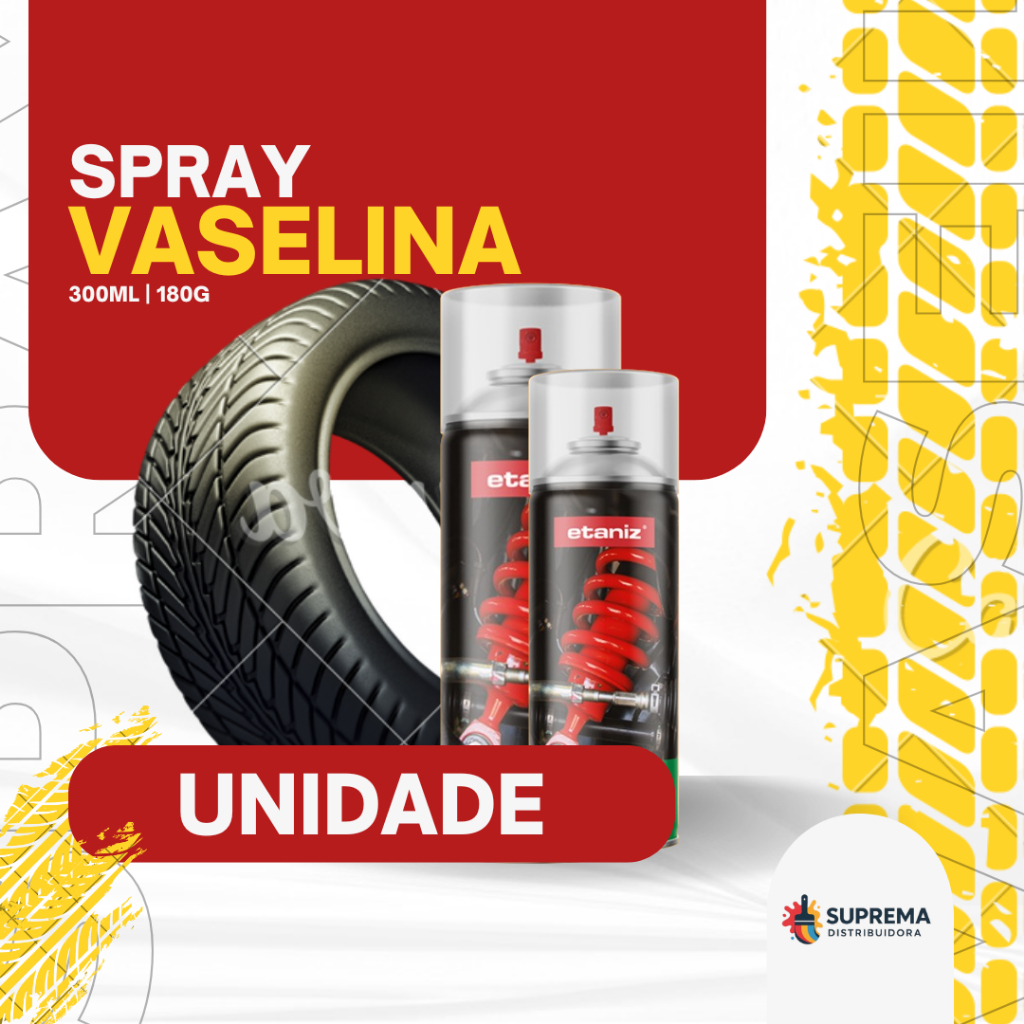 Vaselina Spray Automotiva Etaniz – Uso Geral, Proteção e Lubrificação em Oferta na Shopee