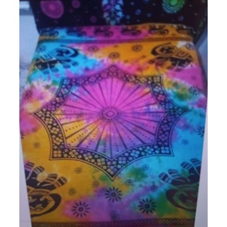 colcha casal indiana Quem manta para sofá canga painel decorativo em Oferta na Shopee