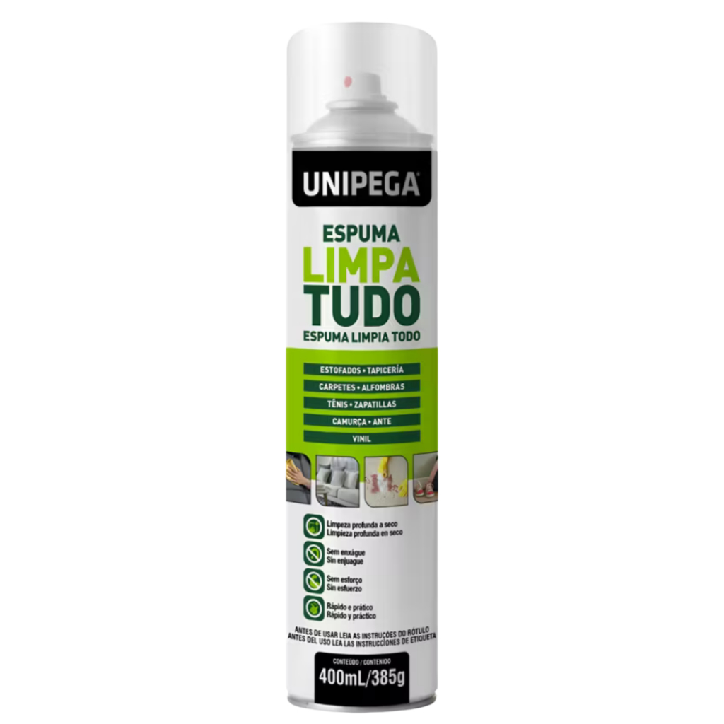 Espuma Mágica Limpa Tudo Tênis Estofados Air Fryer Sofa Paredes Desengordurante Piso 400ml Unipega em Oferta na Shopee