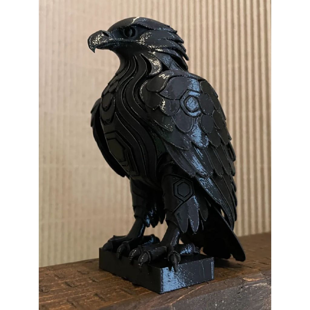 Águia Decorativa Escultura 12CM X 10CM | Escultura Águia Ornamental | Estátua Águia Moderna | Enfeite Decorativo Águia