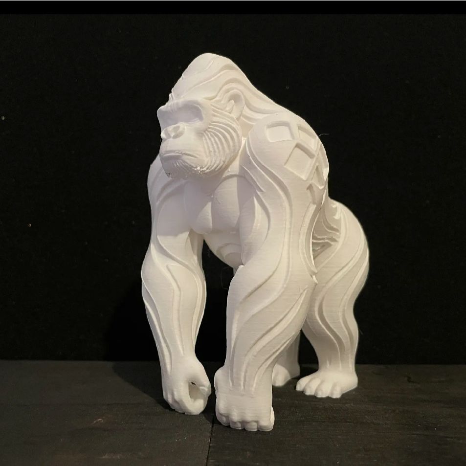 Gorila Decorativo Escultura 12CM X 8CM | Escultura Gorila Ornamental | Enfeite Decorativo Gorila | Estátua Gorila Modern