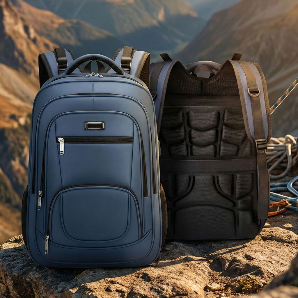 Mochila Bolsa Masculina Reforçada Impermeável Antifurto Notebook Escolar Trabalho Executiva Viagem