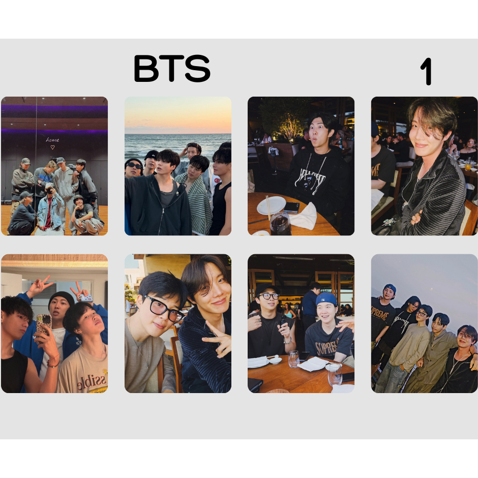 9 PHOTOCARDS ARMY LIVES TAMANHO 54x86mM PARA ARMY FANMADE ARTESANATO