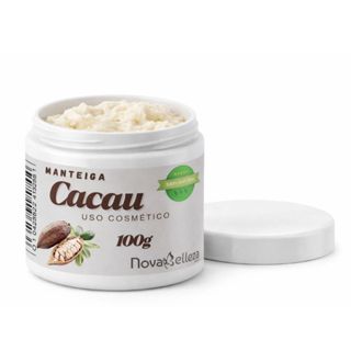 Manteiga de Cacau 100% pura para Uso Cosmético Umectação dos Cabelos e Pele em Oferta na Shopee