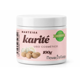 Manteiga karité 100% Pura Certificada Vegana  Cosmético Hidratante Capilar e Corporal em Oferta na Shopee